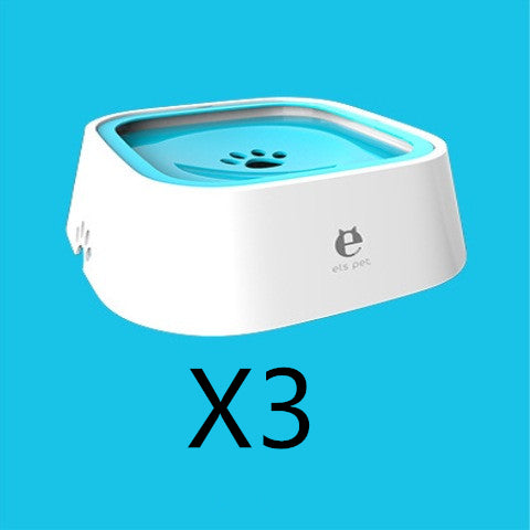 وعاء ماء للقطط والكلاب سعة 1.5 لتر، وعاء عائم محمول، مانع للفيضان، موزع ماء بطيء، نافورة مياه للحيوانات الأليفة، مصنوع من مادة ABS وPP، مستلزمات الكلاب